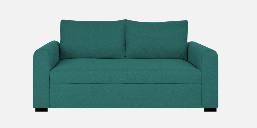 Sigma Fabric 2 Seater Sofa In Sea Green Colour - Febonic Living