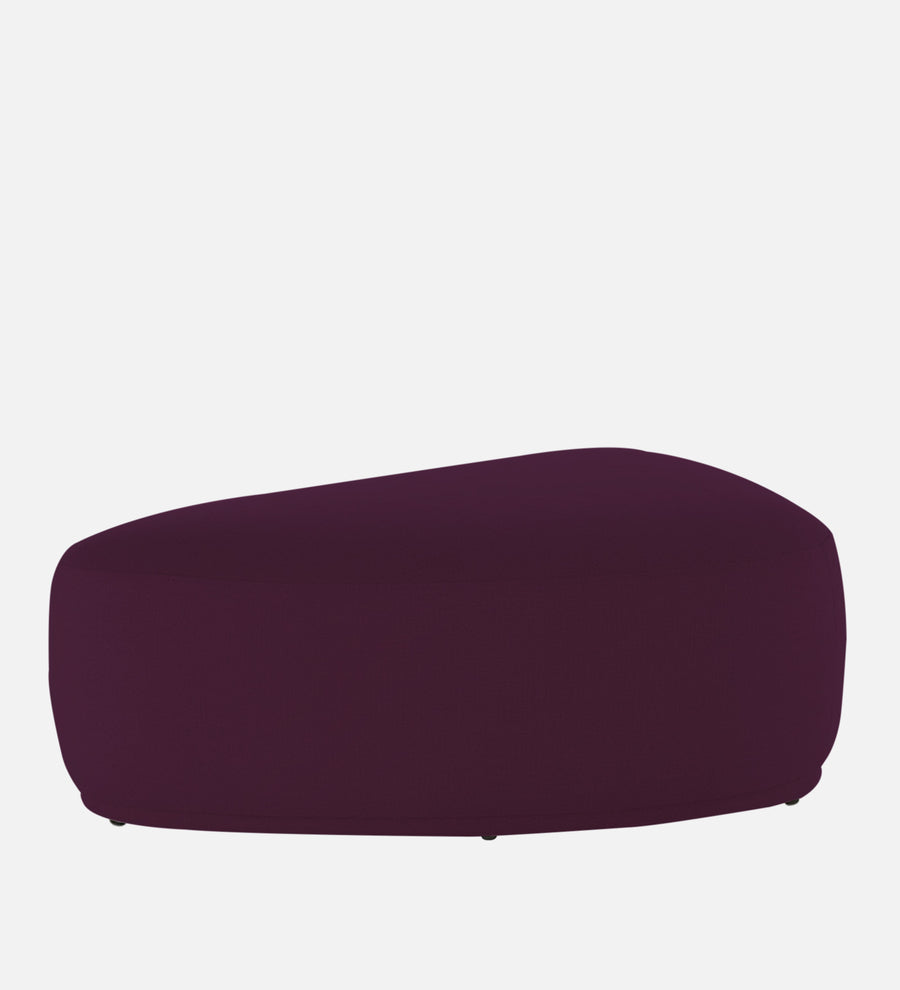 Nona Fabric Pouffe In Greek Purple Colour - Febonic Living