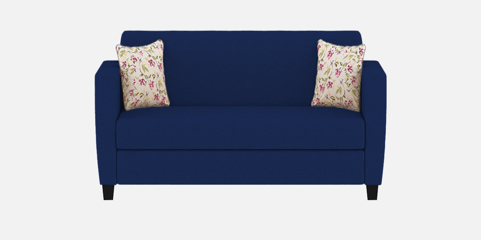 Gozi Fabric 2 Seater Sofa In Royal Blue Colour