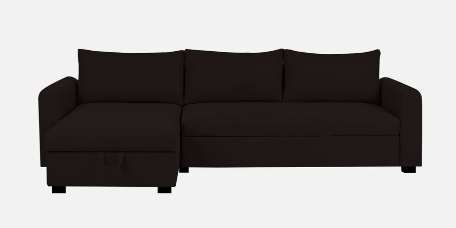 Sigma Fabric Rhs Sectional Sofa 3 Lounger In Cara Brown Colour - Febonic Living