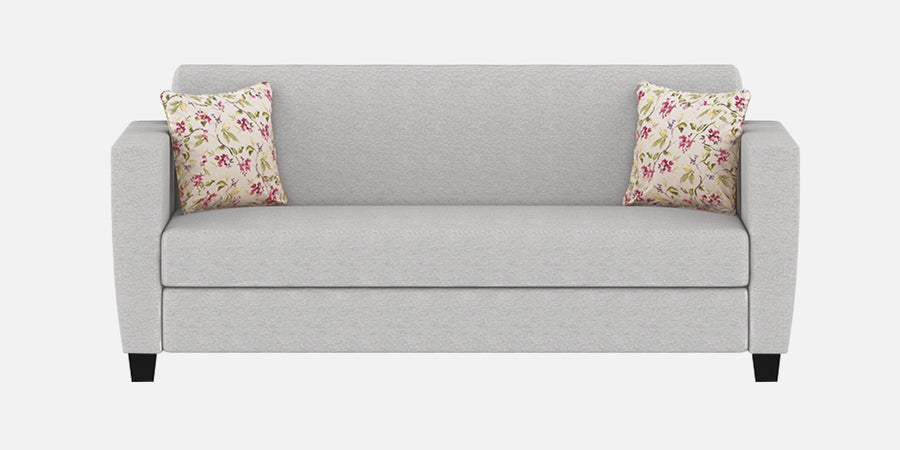 Gozi Fabric 3 Seater Sofa In Lit Grey Colour - Febonic Living