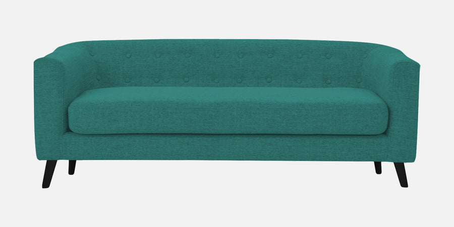 Casper Fabric 3 Seater Sofa In Sea Green Colour - Febonic Living