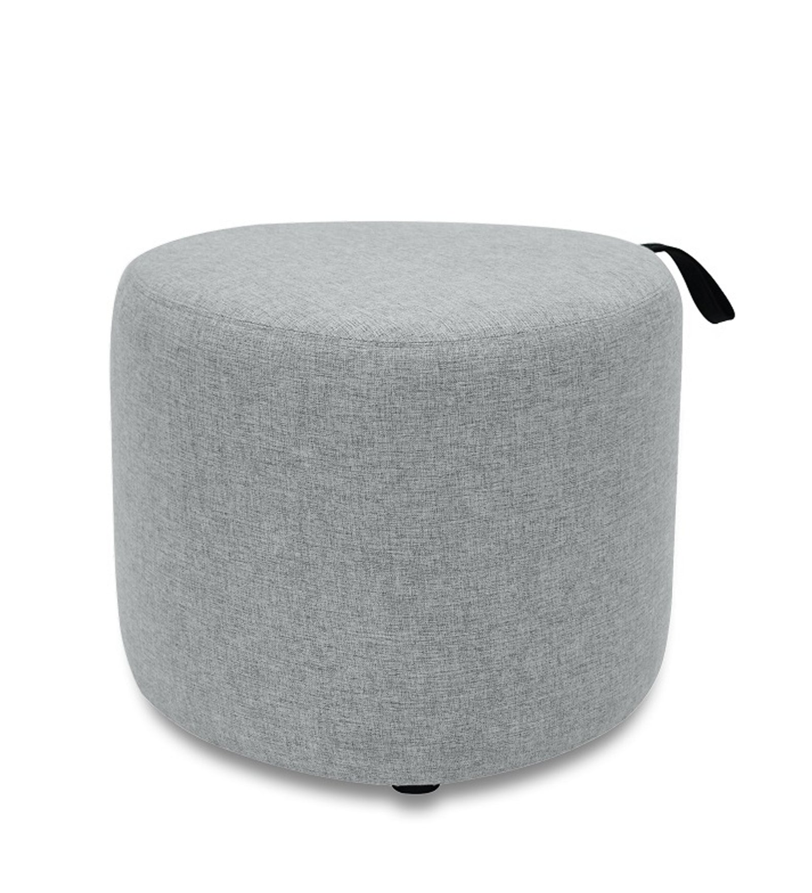 Pool Fabric Pouffe In Lit Grey Colour