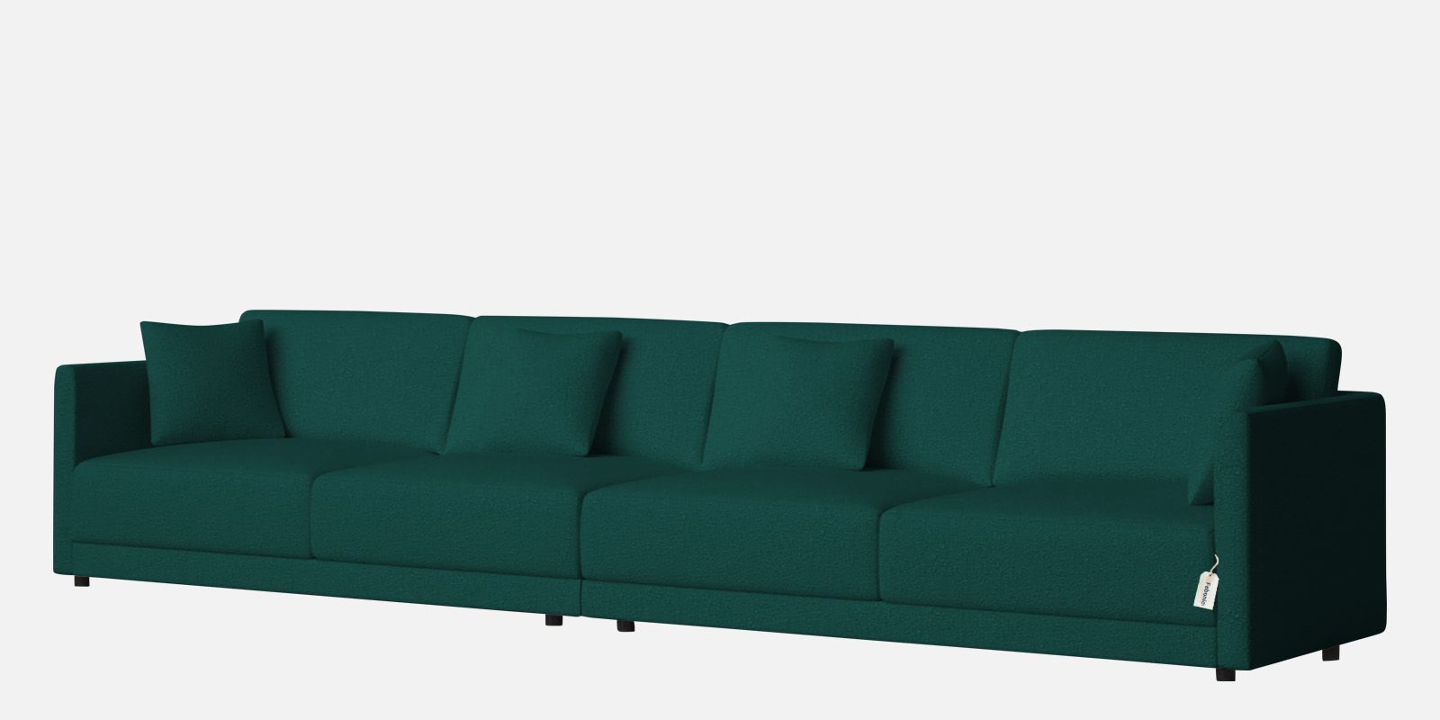 Casso Velvet 4 Seater Sofa in Forest Green Colour