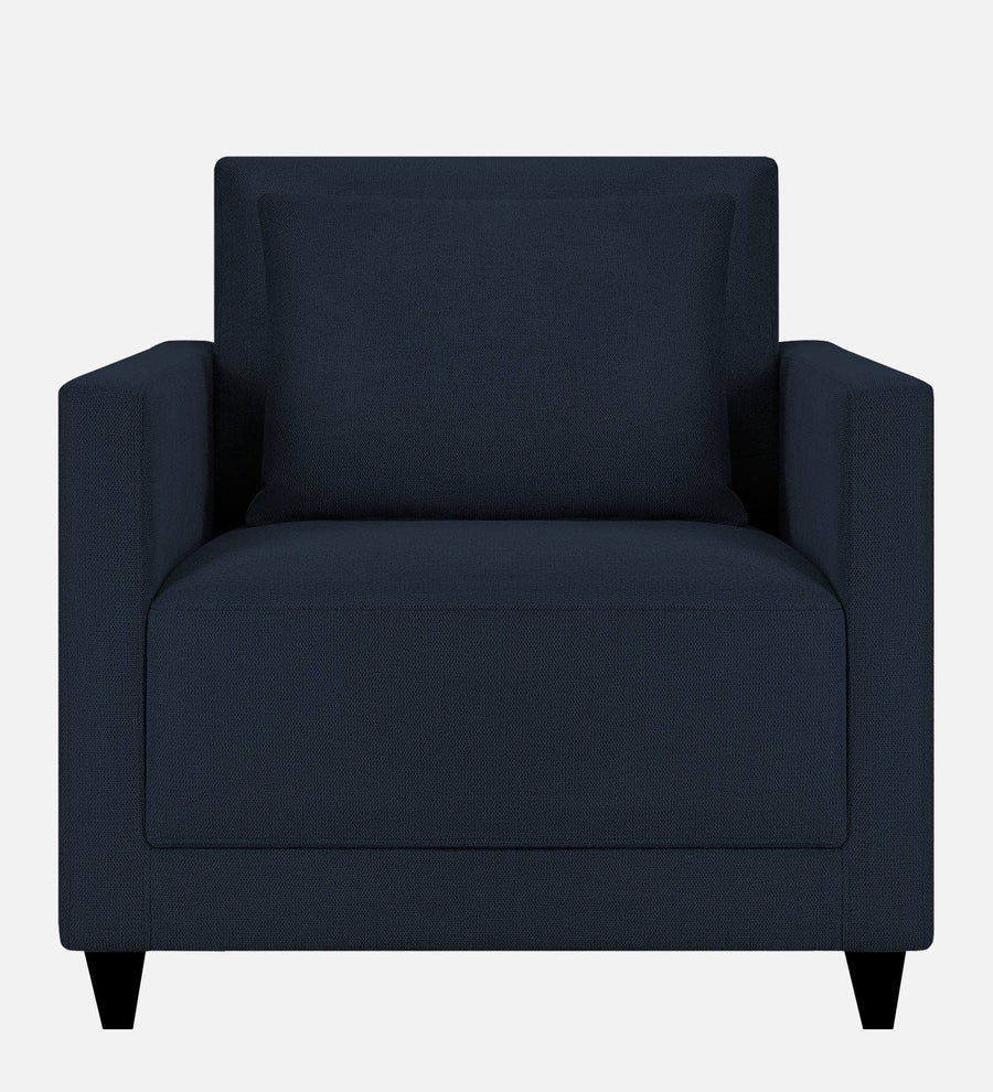 Kera Fabric 1 Seater Sofa In Denim Blue Colour - Febonic Living