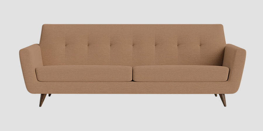 Jasmin Fabric 3 Seater Sofa In Cosmic Beige Colour - Febonic Living