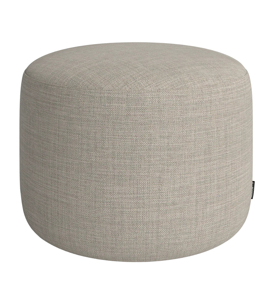 Dasa Fabric Pouffe In Ash Grey Colour - Febonic Living