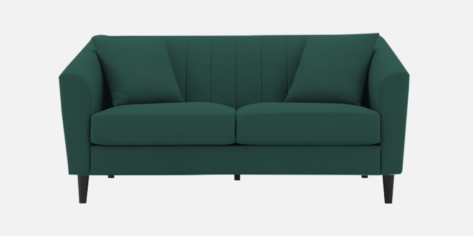 Polon Fabric 2 Seater Sofa In Sage Green Colour