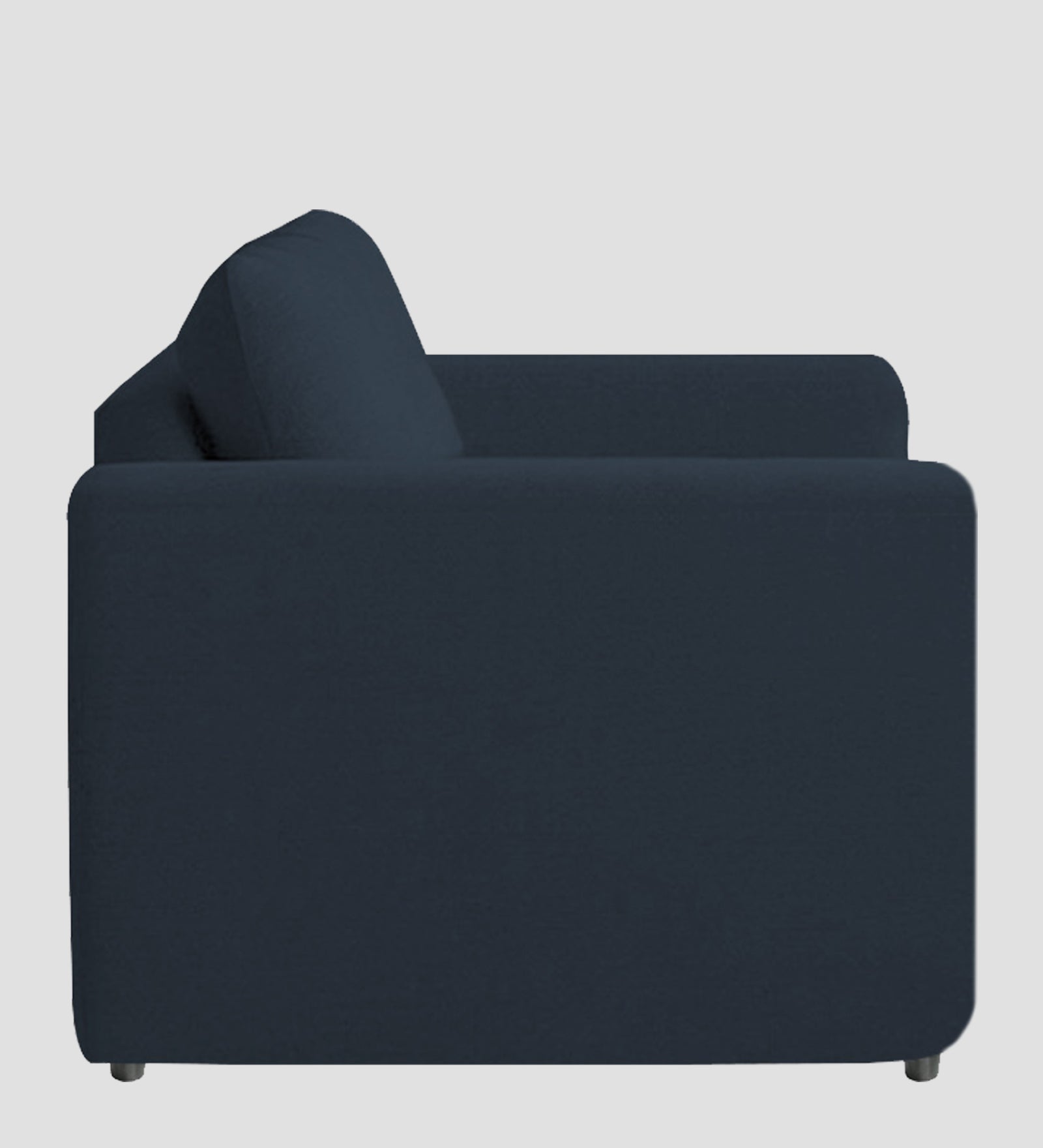 Jack Fabric 1 Seater Sofa In  Denim Blue Colour - Febonic Living
