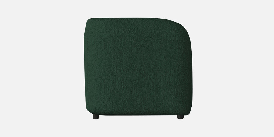 Corny Boucle Fabric 2 Seater Sofa In Hunter Green Colour - Febonic Living