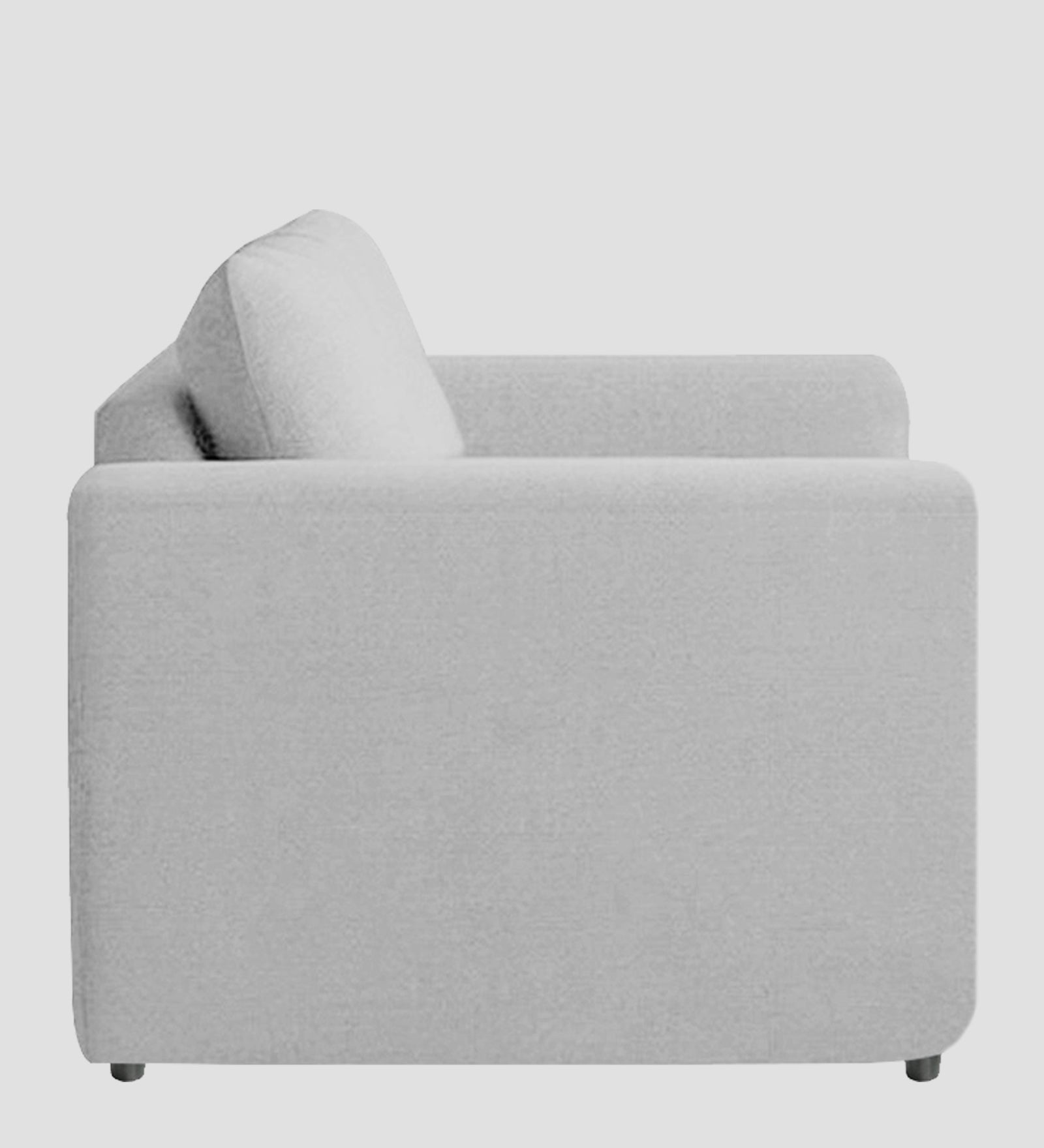 Jack Fabric 1 Seater Sofa In  Lit Grey Colour - Febonic Living