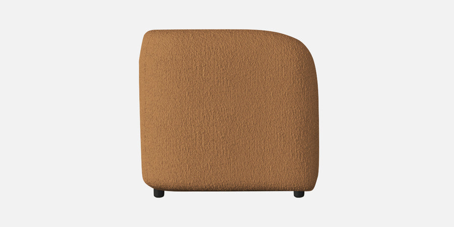 Corny Boucle Fabric 2 Seater Sofa In Daisy Yellow Colour - Febonic Living