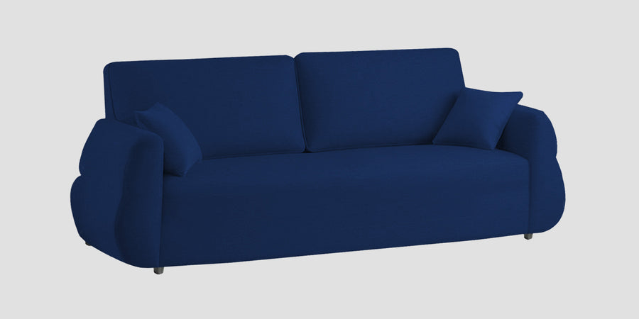 Jack Fabric 3 Seater Sofa In Royal Blue Colour - Febonic Living
