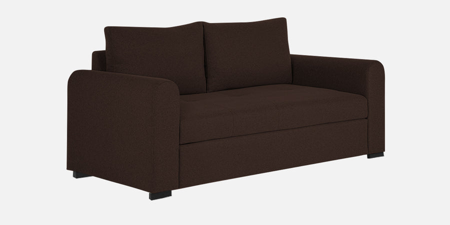 Sigma Fabric 2 Seater Sofa In Coffee Brown Colour - Febonic Living