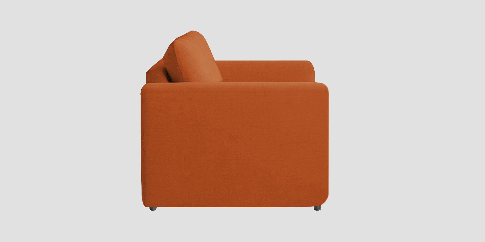 Jack Fabric 2 Seater Sofa In Vivid Orange Colour