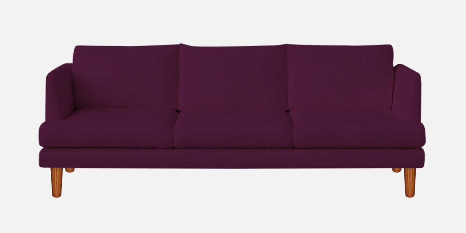 Sokun Fabric 3 Seater Sofa in Greek Purple Colour