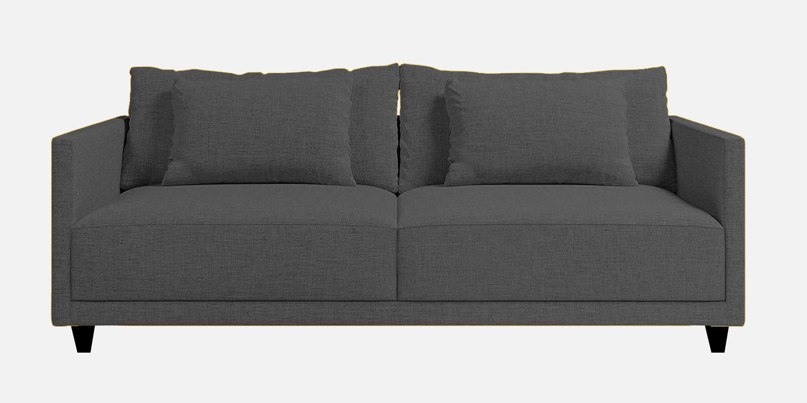 Kera Fabric 2 Seater Sofa in Charcoal Grey Colour