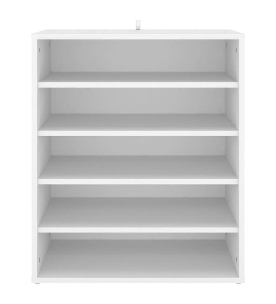 Nayeli Shoe Rack In Frosty White Finish - Febonic Living