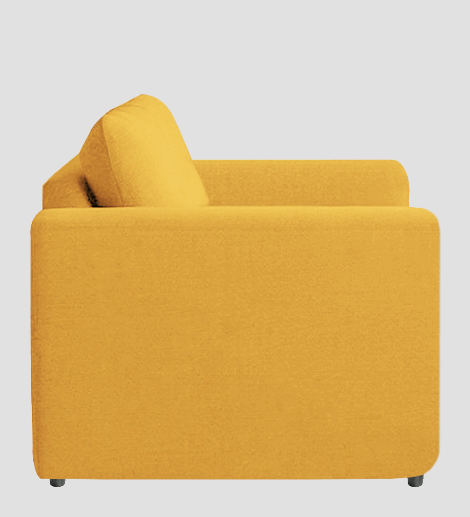 Jack Fabric 1 Seater Sofa In Bold Yellow Colour