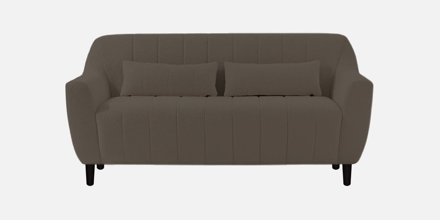 Nesco Boucle Fabric 2 Seater Sofa In Niya Beige Colour - Febonic Living