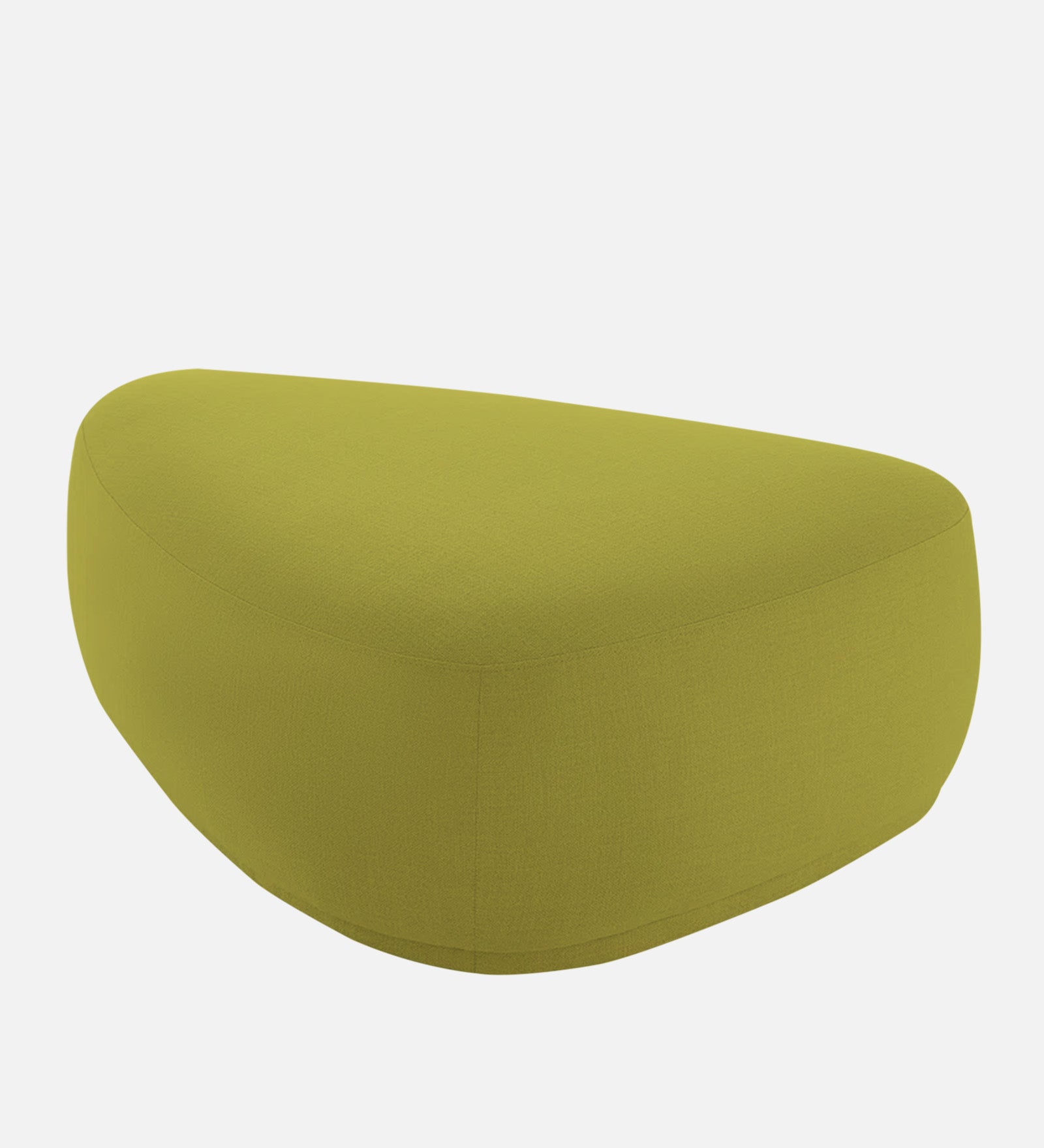 Nona Fabric Pouffe In Parrot Green Colour