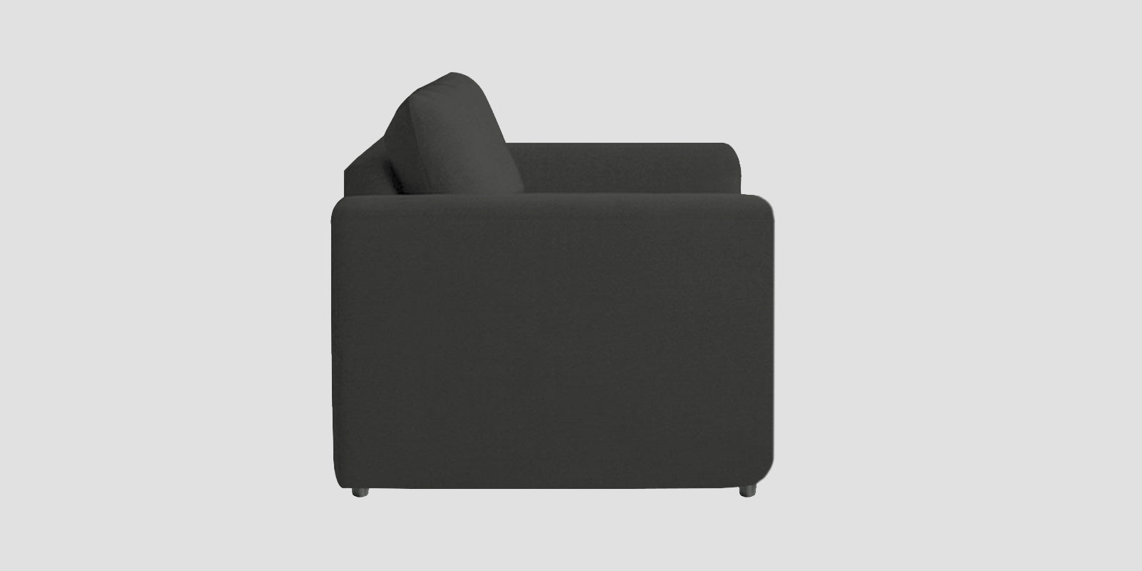 Jack Fabric 2 Seater Sofa In Charcoal Grey Colour