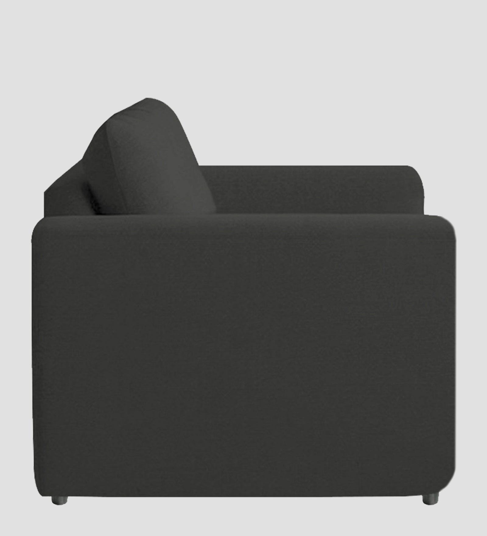Jack Fabric 1 Seater Sofa In  Charcoal Grey Colour - Febonic Living