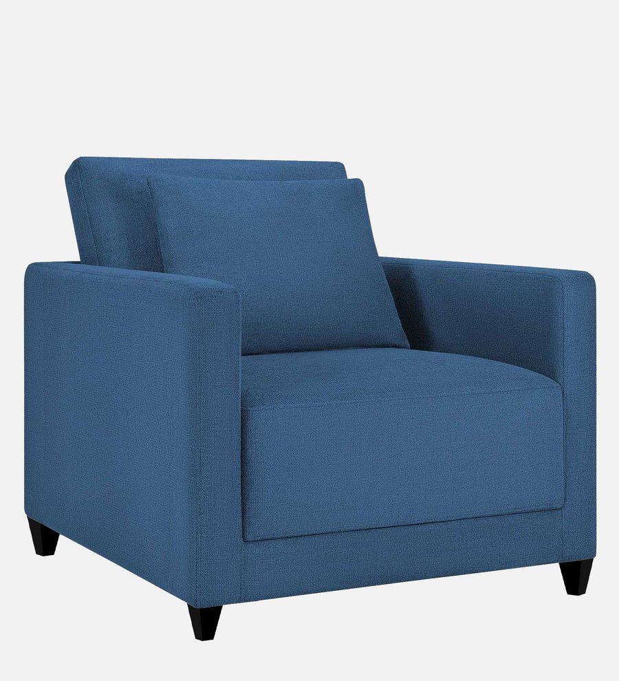 Kera Fabric 1 Seater Sofa In Light Blue Colour - Febonic Living