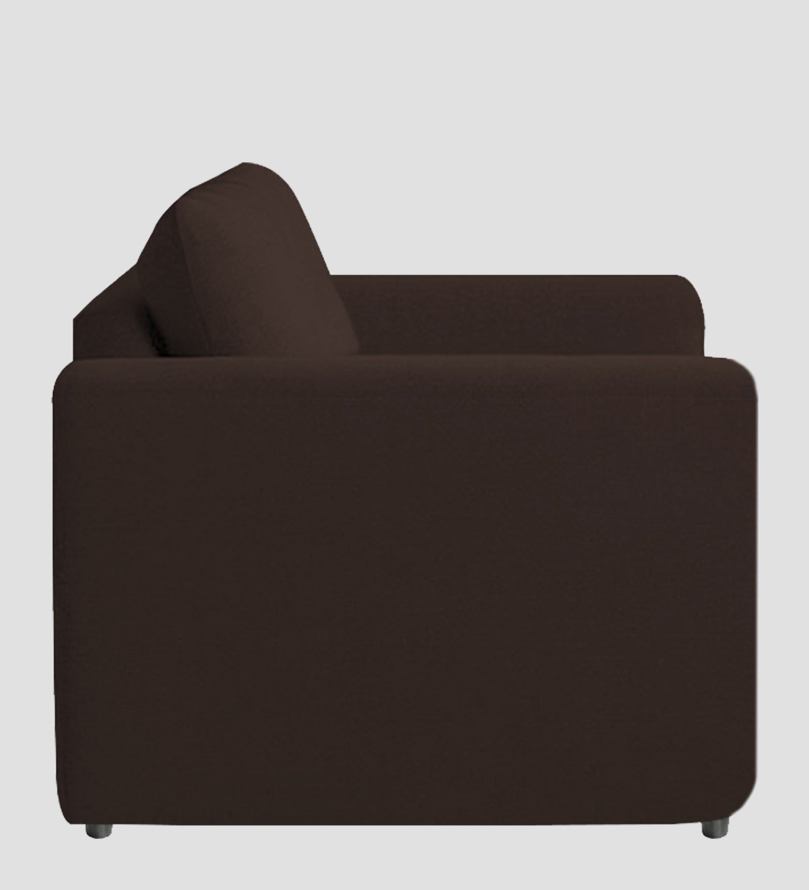 Jack Fabric 1 Seater Sofa In  Coffee Brown Colour - Febonic Living