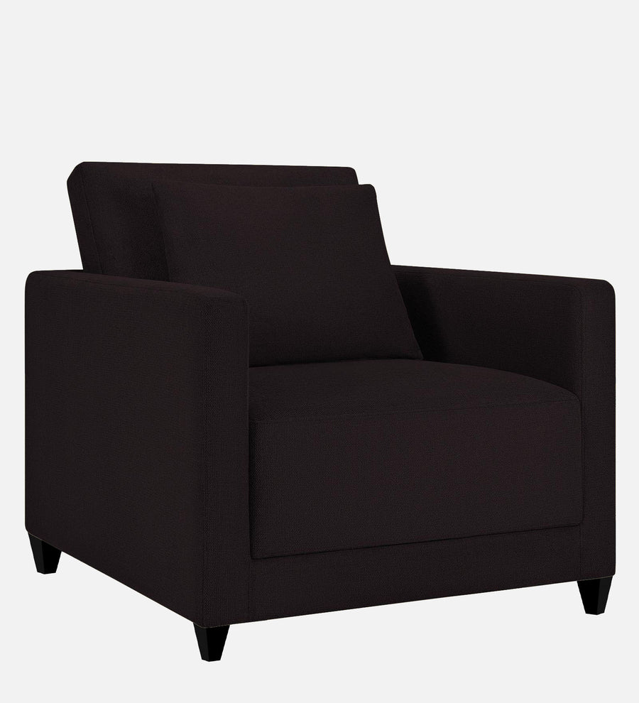 Kera Fabric 1 Seater Sofa In Cara Brown Colour - Febonic Living