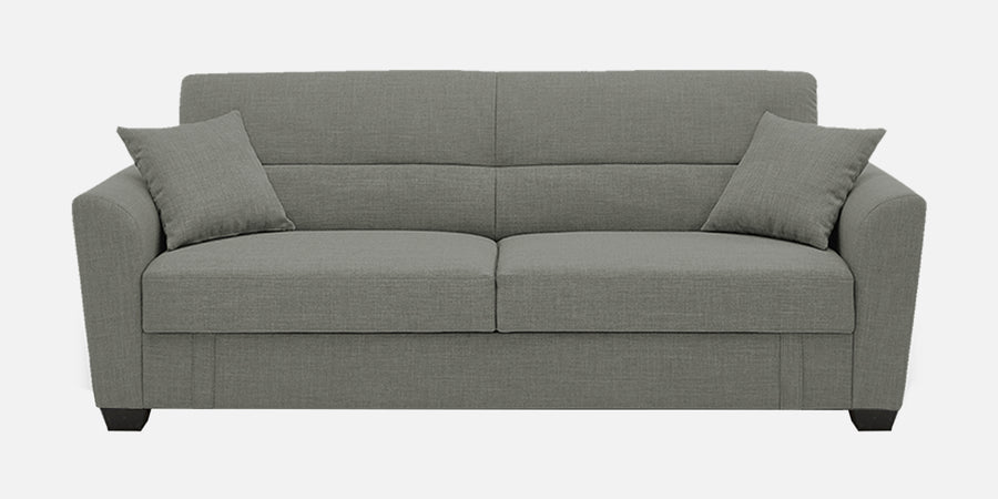 Bony Fabric 3 Seater Convertible Sofa Cum Bed In Turtle Green Colour - Febonic Living