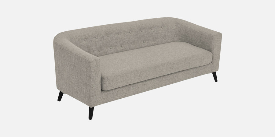 Casper Fabric 3 Seater Sofa In Ash Grey Colour - Febonic Living