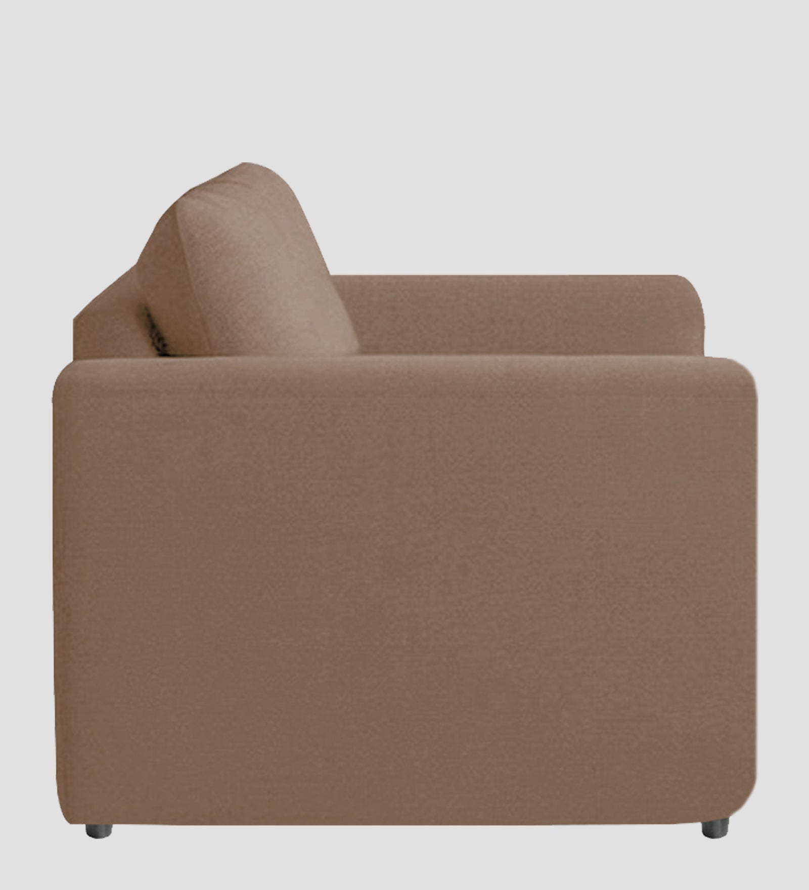 Jack Fabric 1 Seater Sofa In  Cookie Beige Colour - Febonic Living