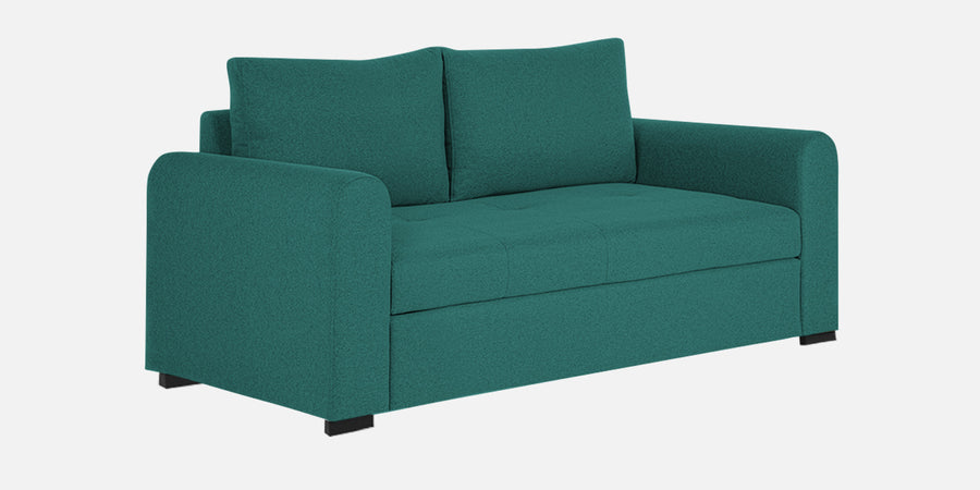 Sigma Fabric 2 Seater Sofa In Sea Green Colour - Febonic Living