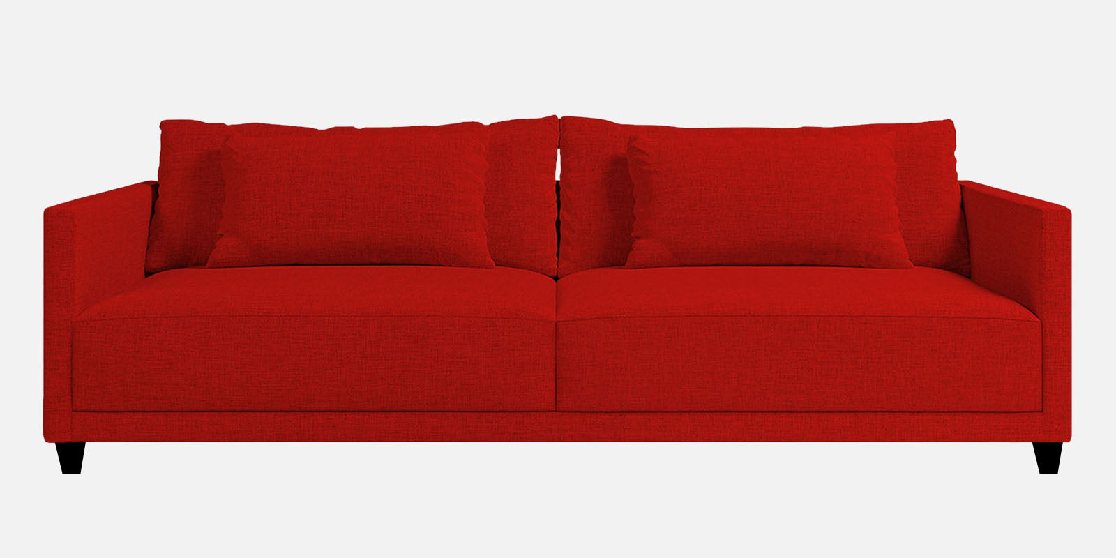 Kera Fabric 3 Seater Sofa in Ruby Red Colour