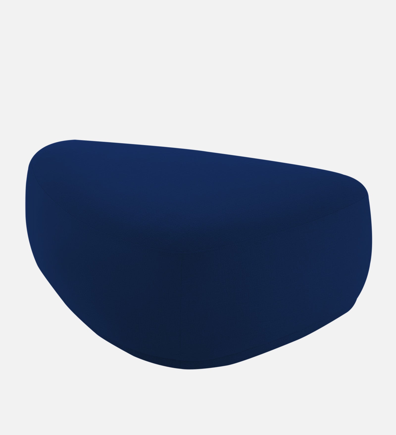 Nona Fabric Pouffe In Royal Blue Colour