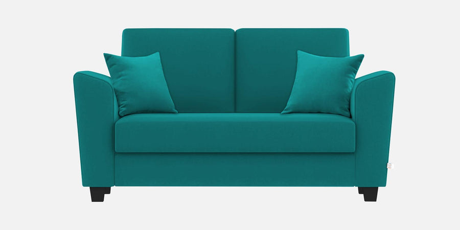Daku Fabric 2 Seater Sofa In Sea Green Colour - Febonic Living