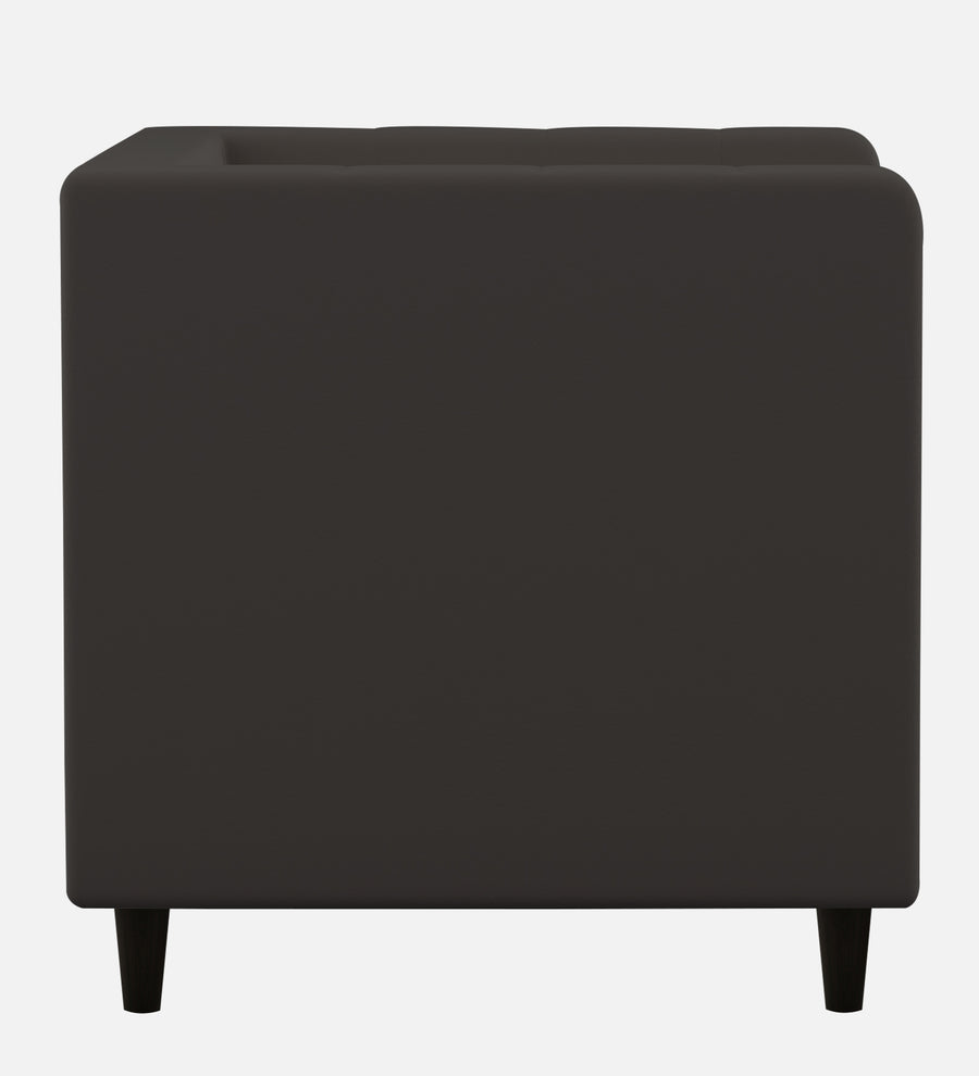 Braulia Velvet 1 Seater Sofa In Davy Grey Colour - Febonic Living