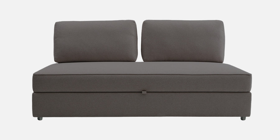 Vito Fabric Day Bed In Sudo Grey Colour With Storage - Febonic Living