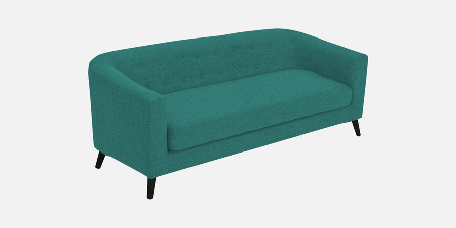 Casper Fabric 3 Seater Sofa In Sea Green Colour - Febonic Living