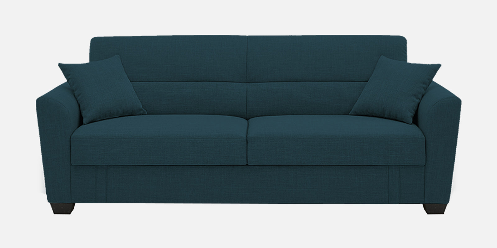 Bony Fabric 3 Seater Convertable Sofa Cum Bed In Harbour Blue Colour