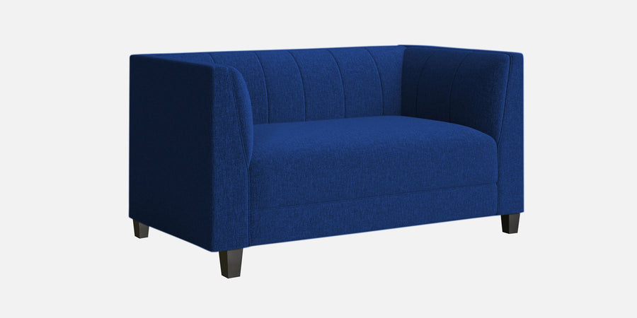 Chastin Fabric 2 Seater Sofa In Royal Blue Colour - Febonic Living
