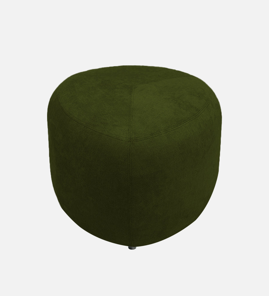 Keori Fabric Pouffe In Olive Green Colour - Febonic Living