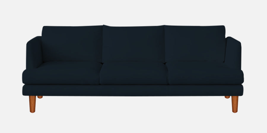 Sokun Fabric 3 Seater Sofa In Denim Blue Colour - Febonic Living