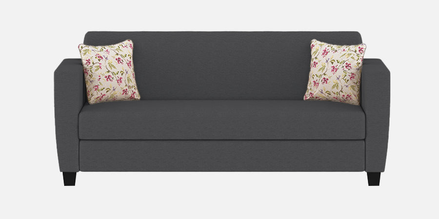 Gozi Fabric 3 Seater Sofa In Maba Grey Colour - Febonic Living