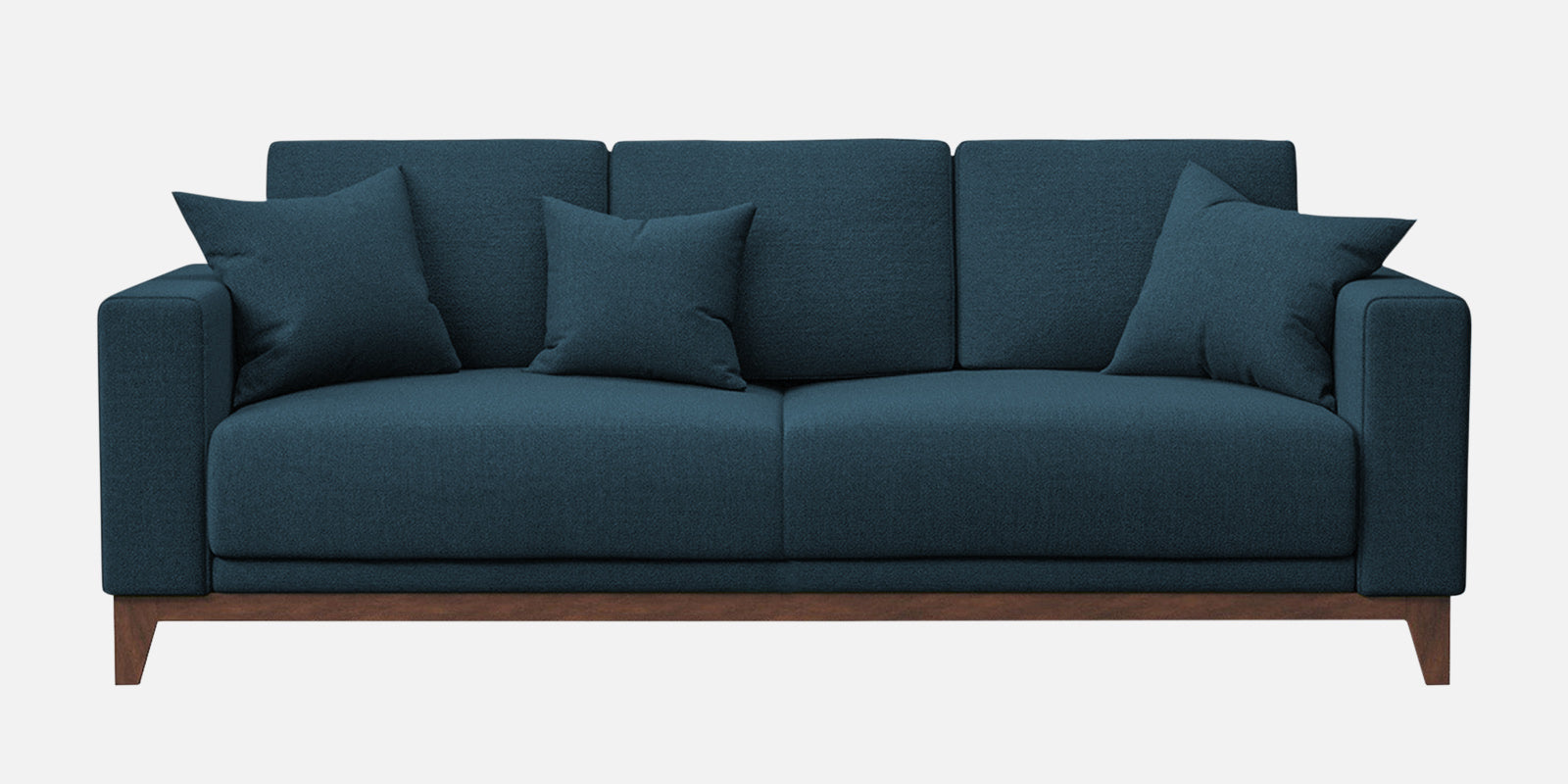 Luca Fabric 3 Seater Sofa in Cool Blue Colour