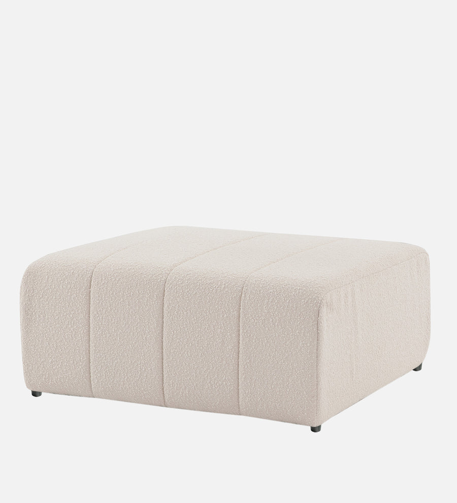 Lark Boucle Bench In Bright White Colour - Febonic Living