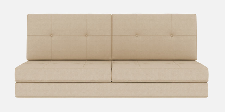 Cora Fabric 2 Seater Foldable Sofa Cum Bed In Woom Beige Colour - Febonic Living