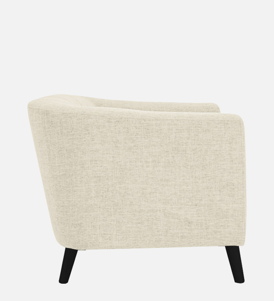 Casper Fabric 1 Seater Sofa In Ivory Cream Colour - Febonic Living