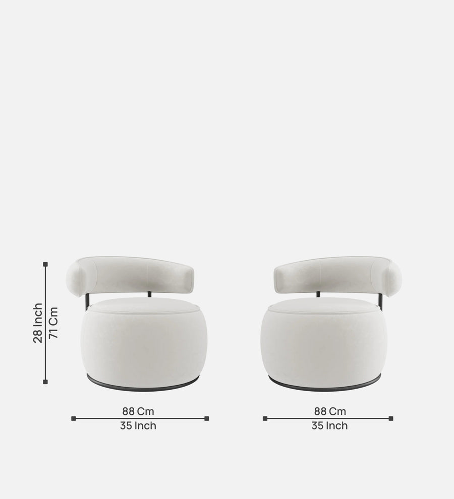 Ivy Velvet Swivel Chair In Camel Beige Colour - Febonic Living